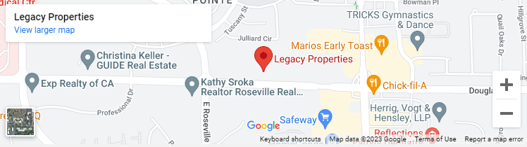 A map of the location of a real estate office.